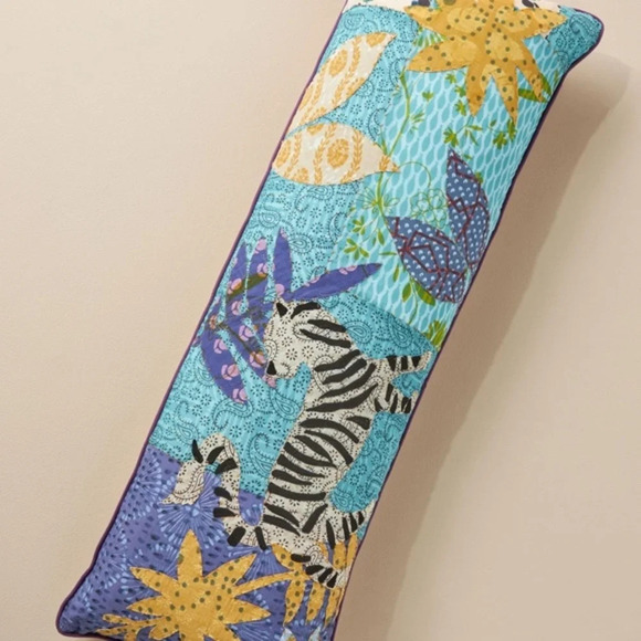 Anthropologie Applique Eulabee Pillow